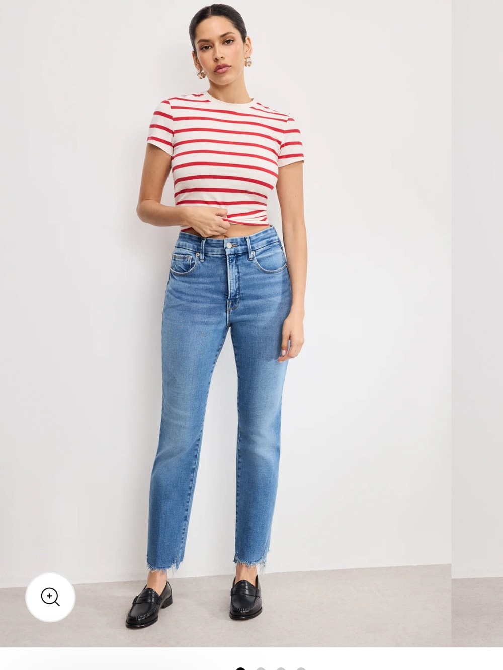 Good American Soft Tech Good Legs Straight